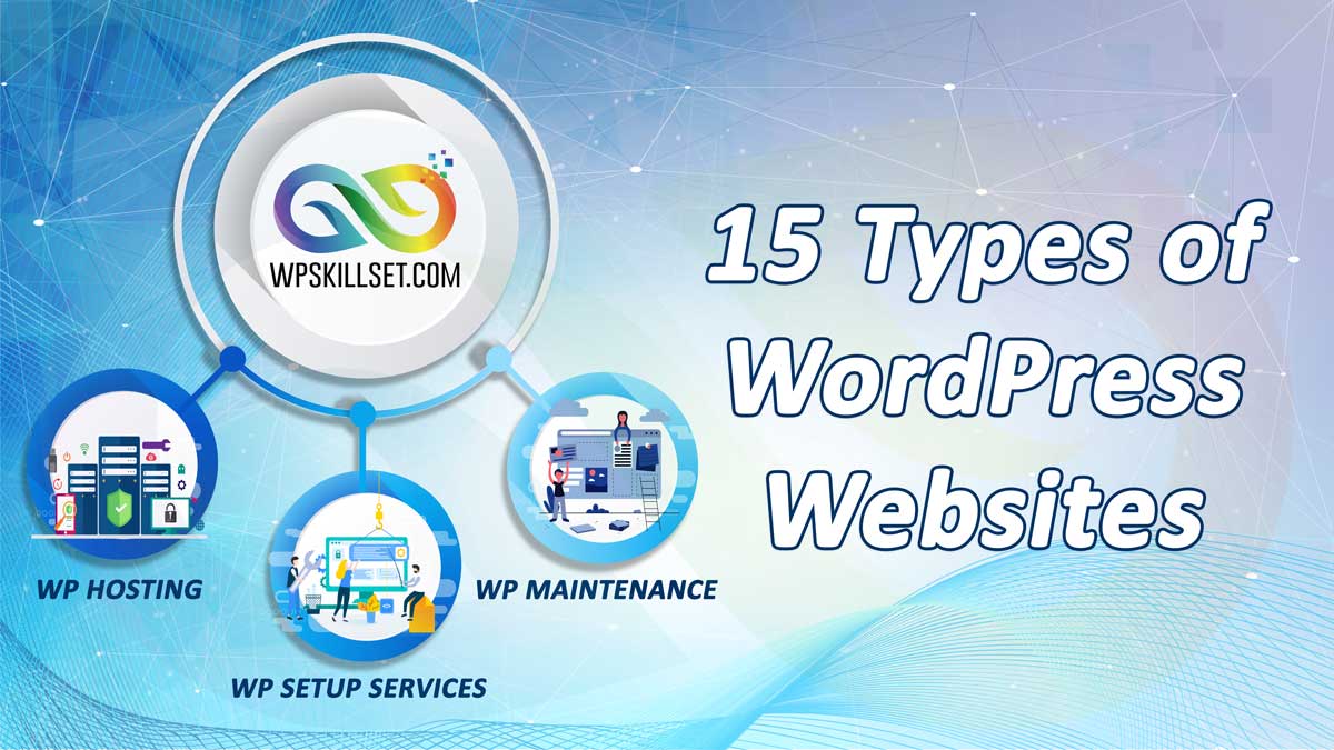 15 Popular types of websites that you can create with WordPress?