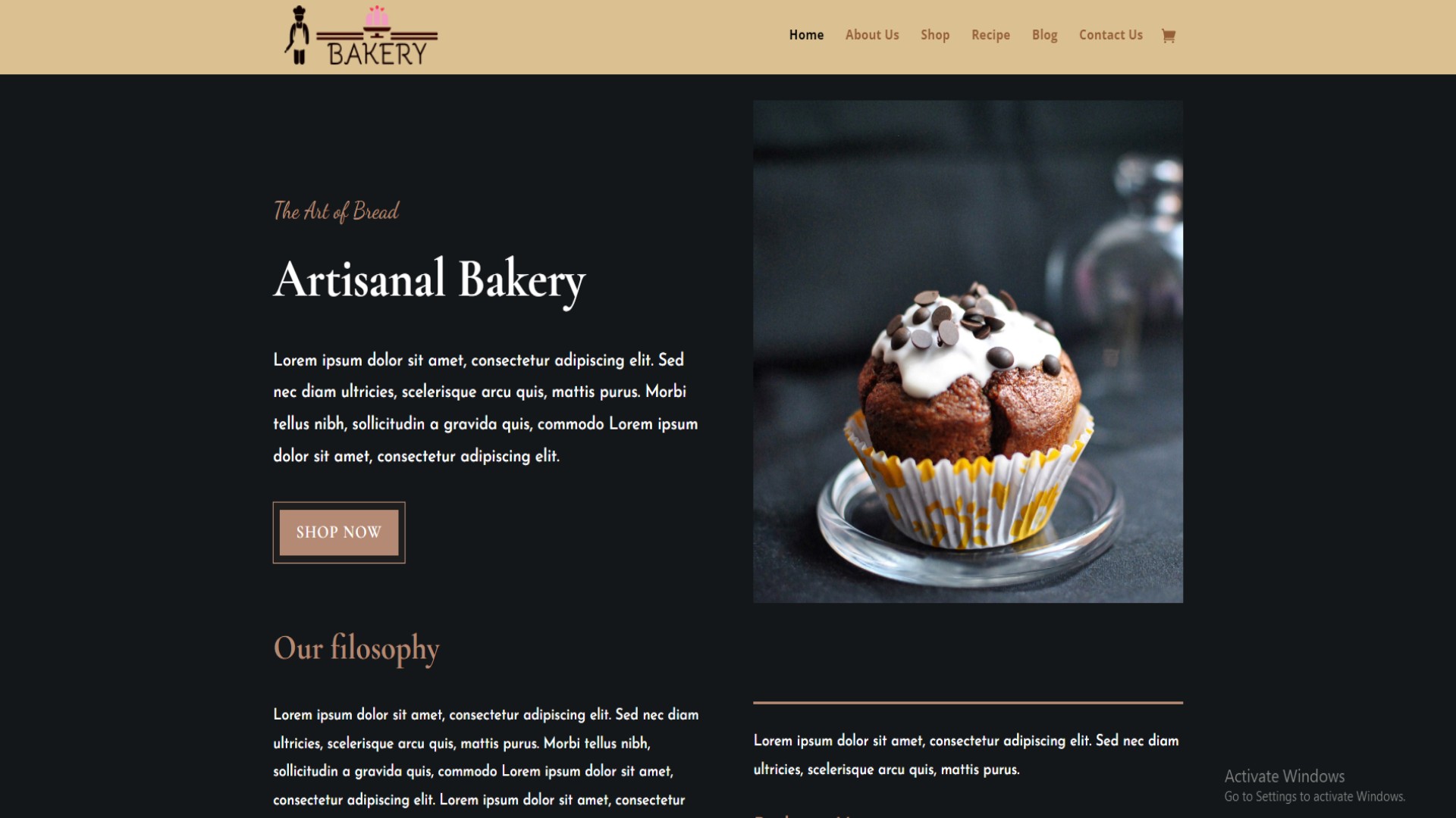 Online Bakery Shop