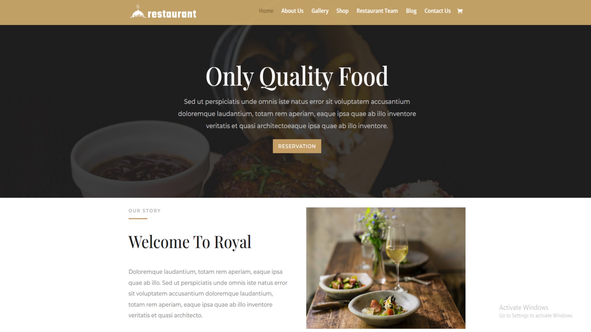 Online Restaurant Booking